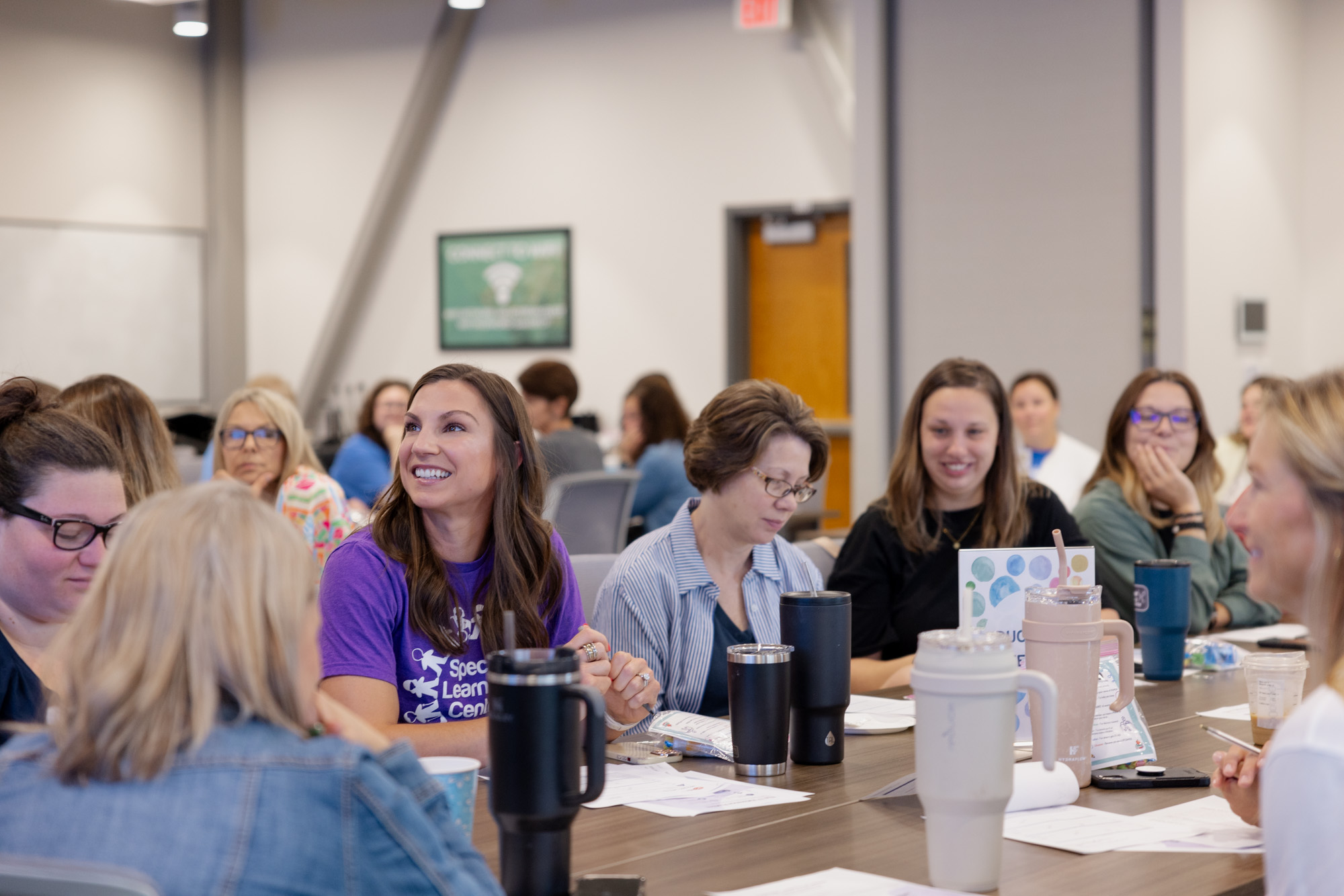 Workshop participants engaged in discussion